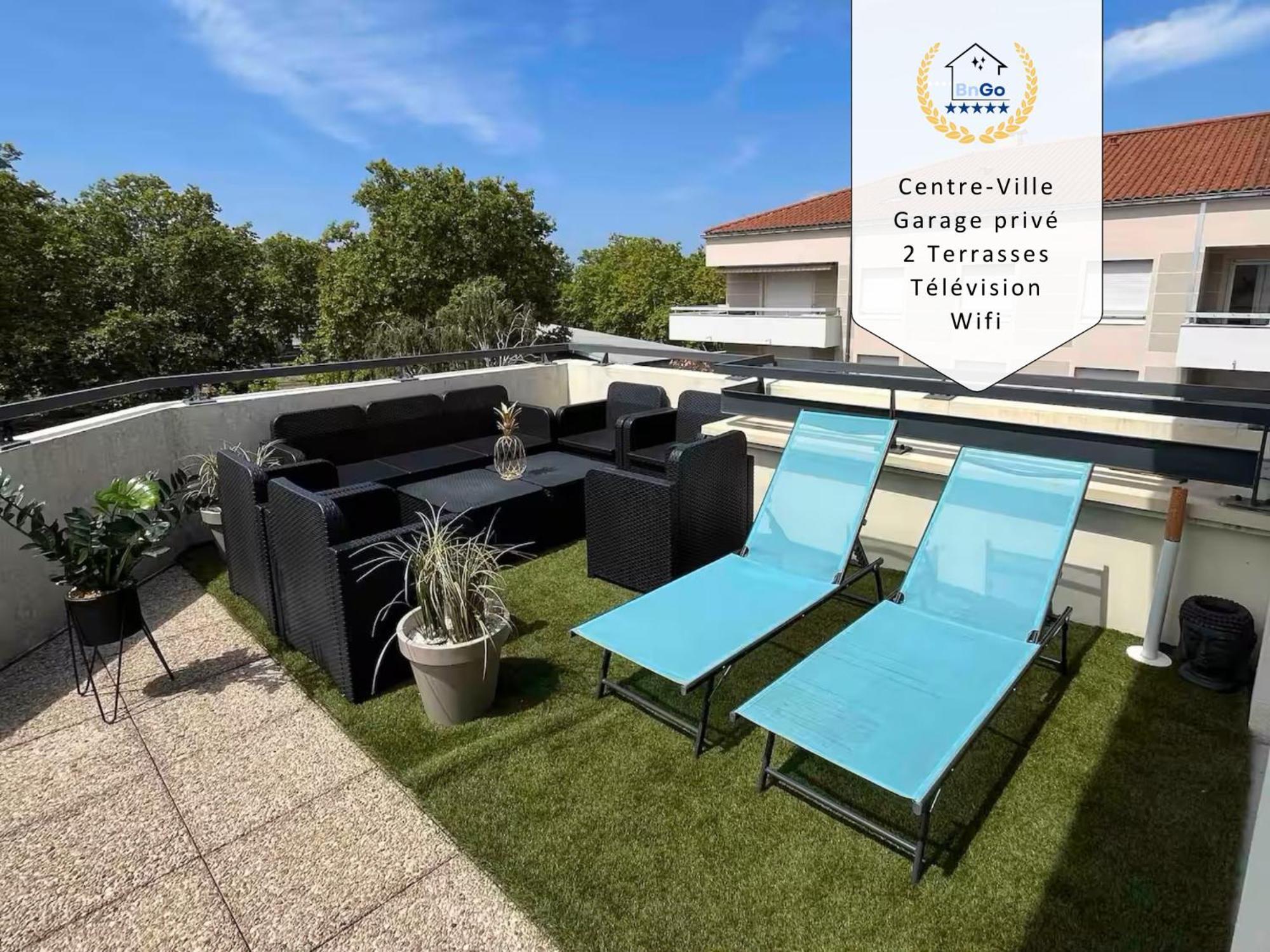 Bngo I Immense Rooftop Lyon I 2 Chambres, 4 Places Parkings, 2 Immenses Terrasses, 8 Personnes 외부 사진